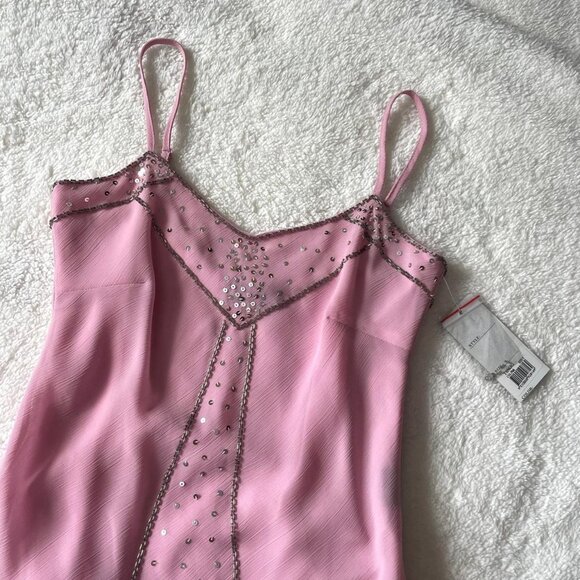 Deadstock Pink Fairy Sequin Top Insane 2000s glam... - Picture 2 of 8